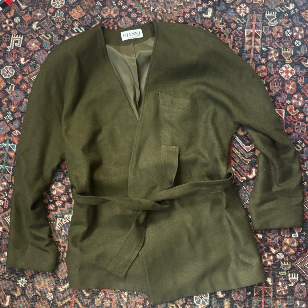 Vintage 1980s Gianni Wrap Jacket